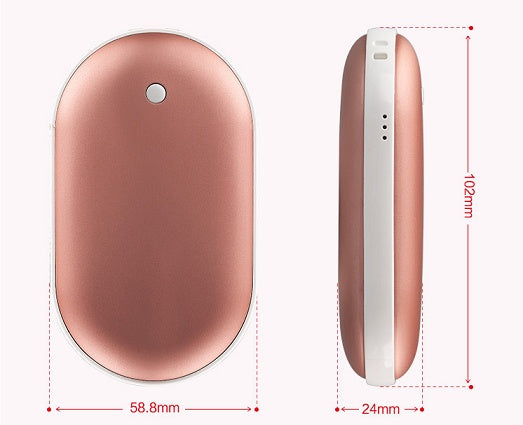 Stay Warm and Charged with the Macaron USB Charging Hand Warmer Power Bank